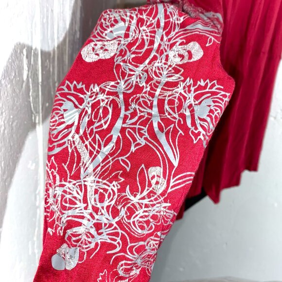 Red and Silver Long Sleeve 3XL - Picture 4 of 9